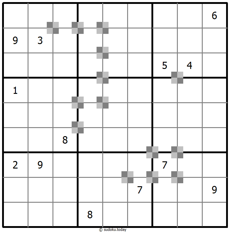 双色蛋糕数独 #64889