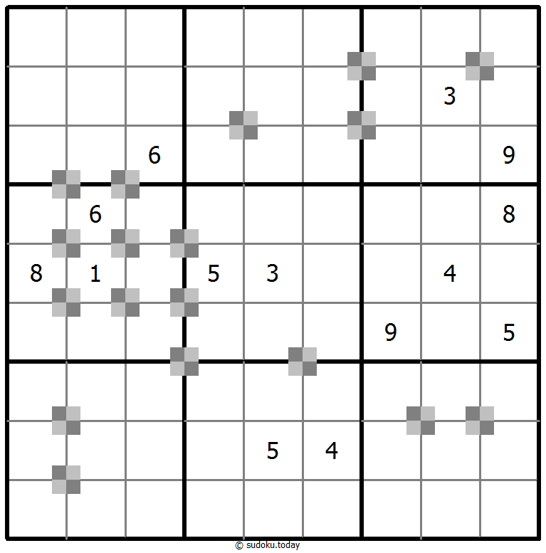 双色蛋糕数独 #64891