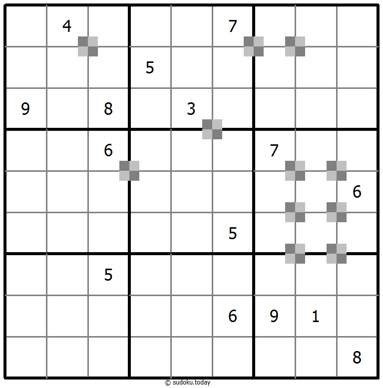 双色蛋糕数独 #64894