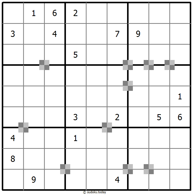 双色蛋糕数独 #64897