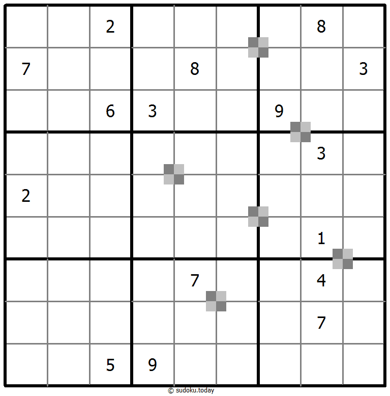 双色蛋糕数独 #64901