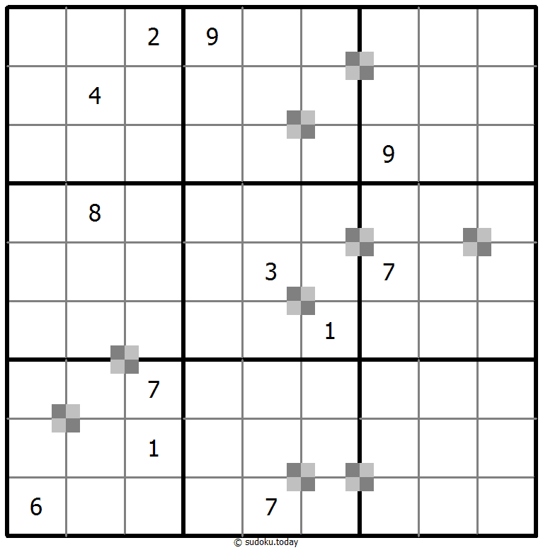 双色蛋糕数独 #64907