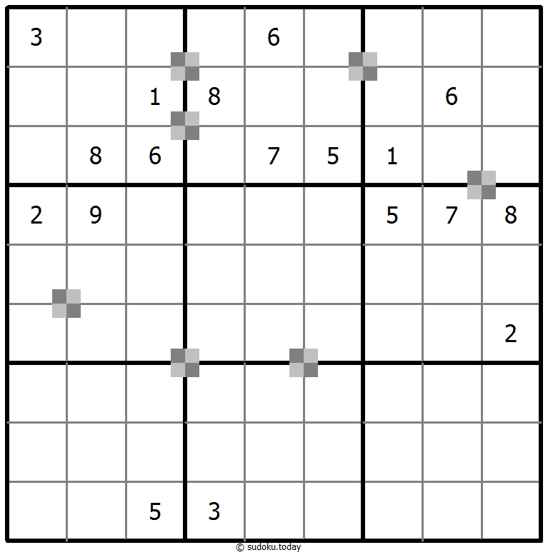 双色蛋糕数独 #64913