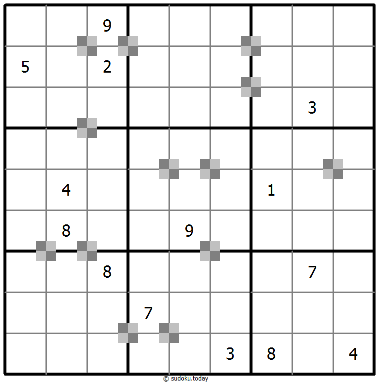 双色蛋糕数独 #64916