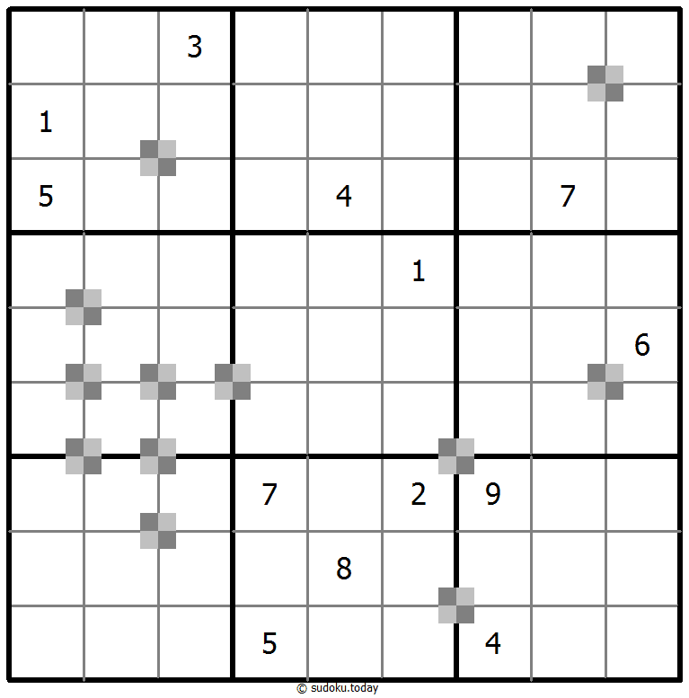 双色蛋糕数独 #64925