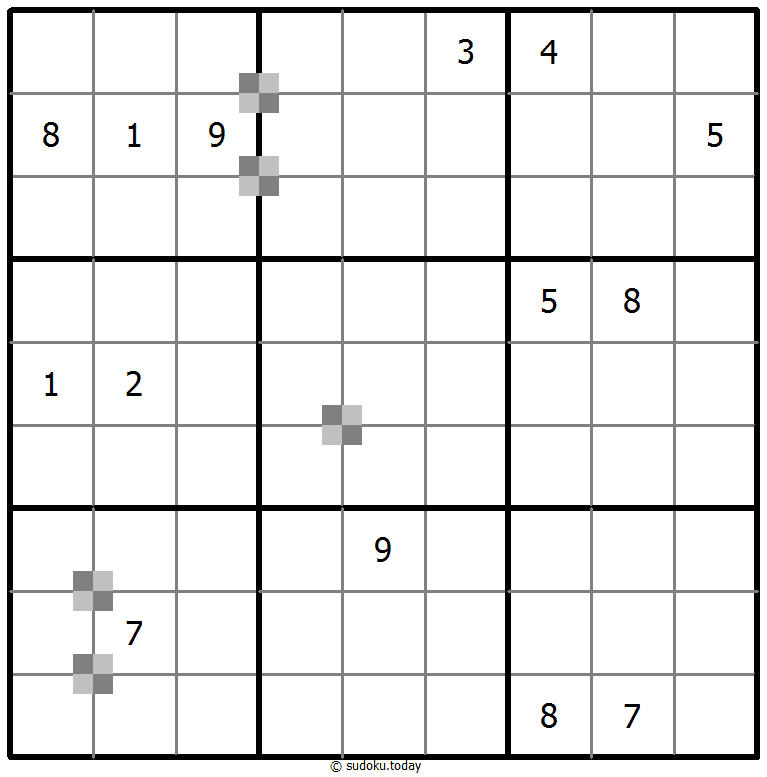 双色蛋糕数独 #64928
