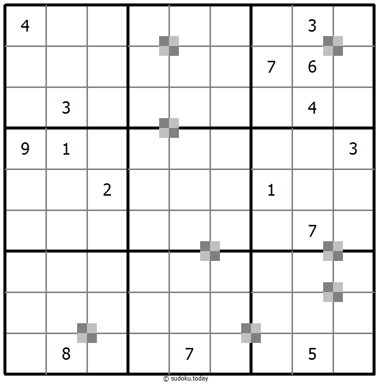 双色蛋糕数独 #64929
