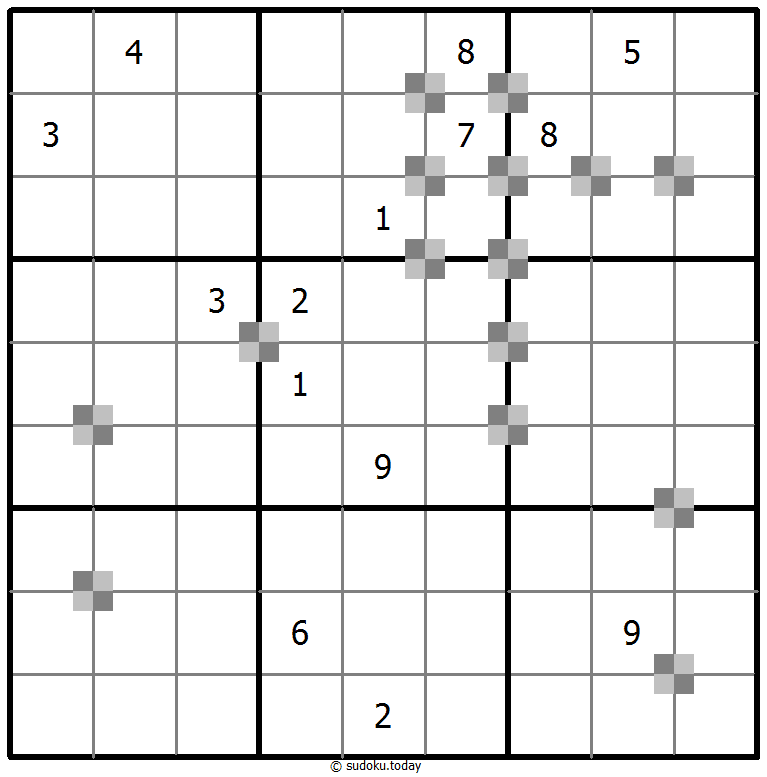 双色蛋糕数独 #64930