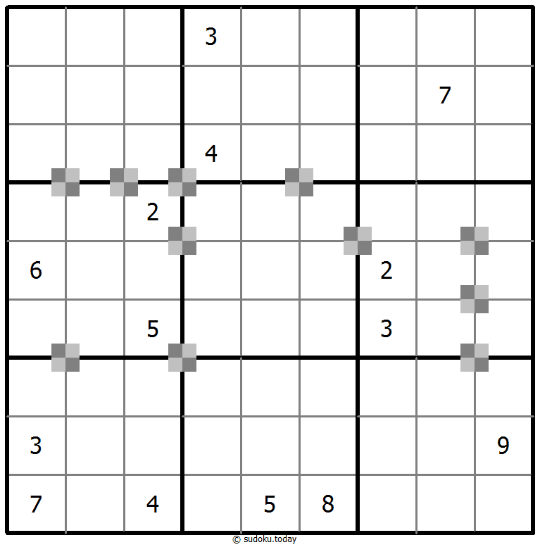 双色蛋糕数独 #64932