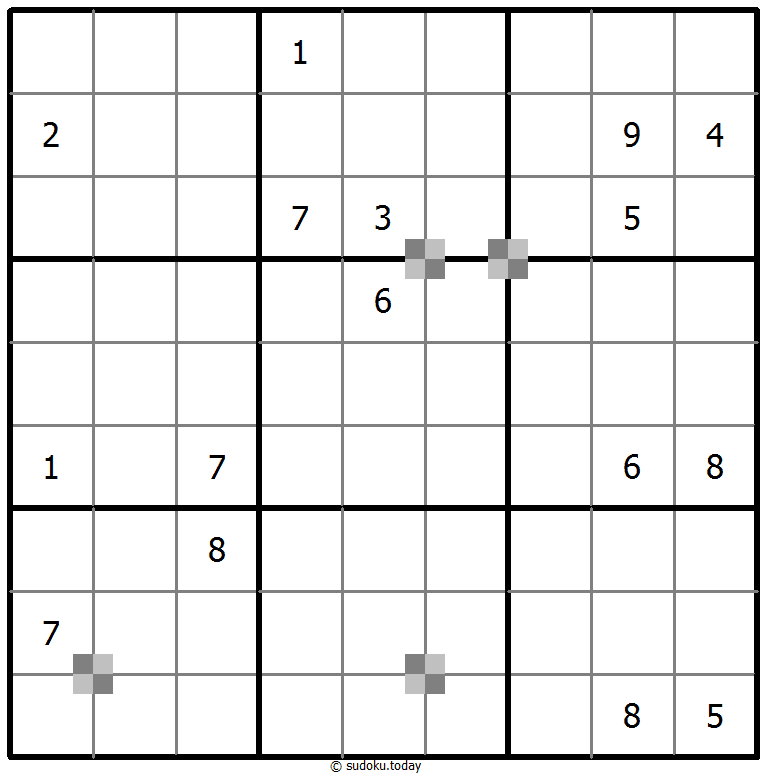 双色蛋糕数独 #64934