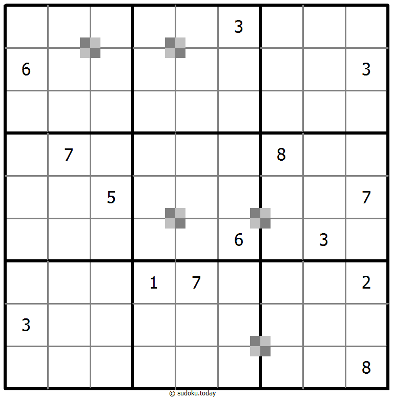双色蛋糕数独 #64938
