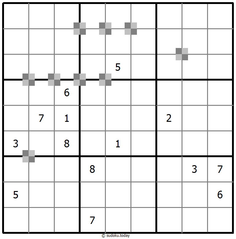 双色蛋糕数独 #64941