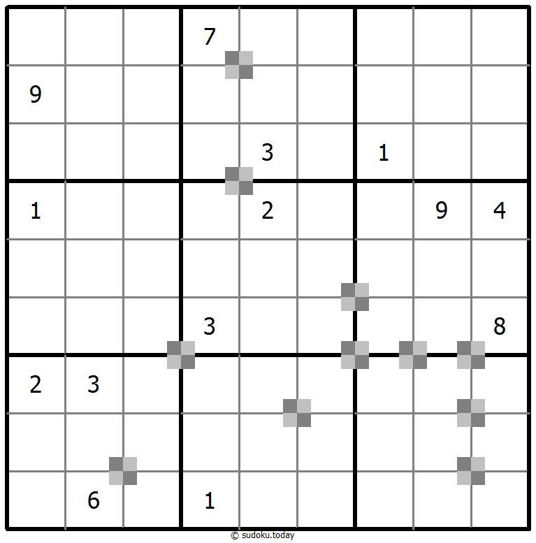 双色蛋糕数独 #64956