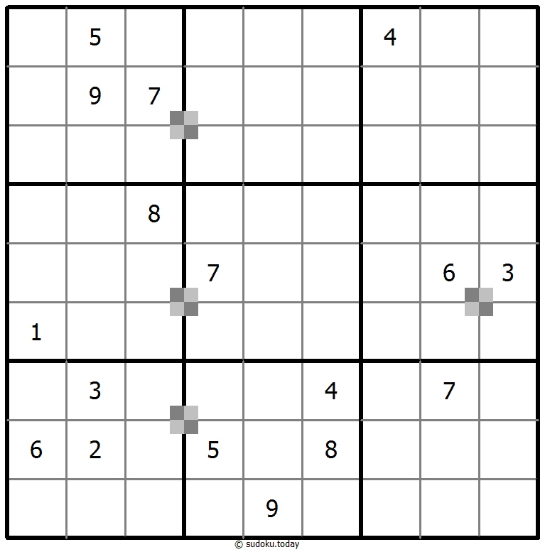 双色蛋糕数独 #64963