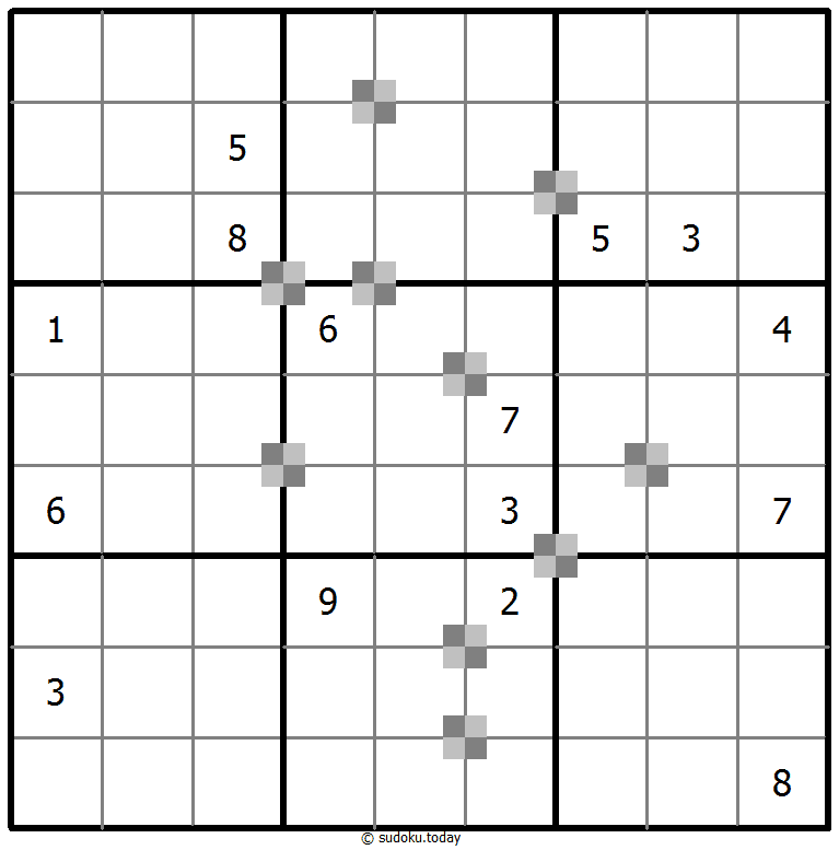 双色蛋糕数独 #64973