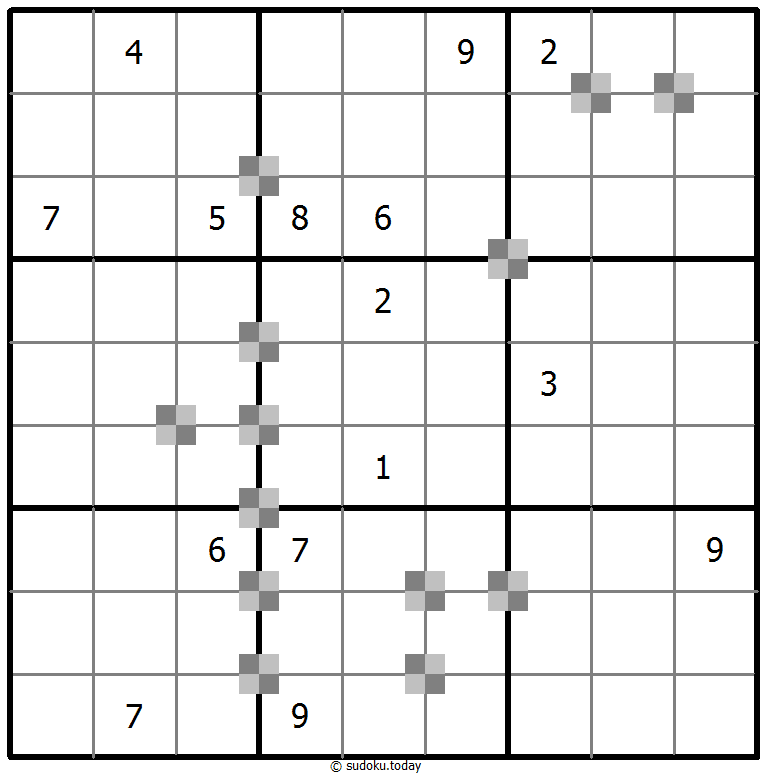 双色蛋糕数独 #64975