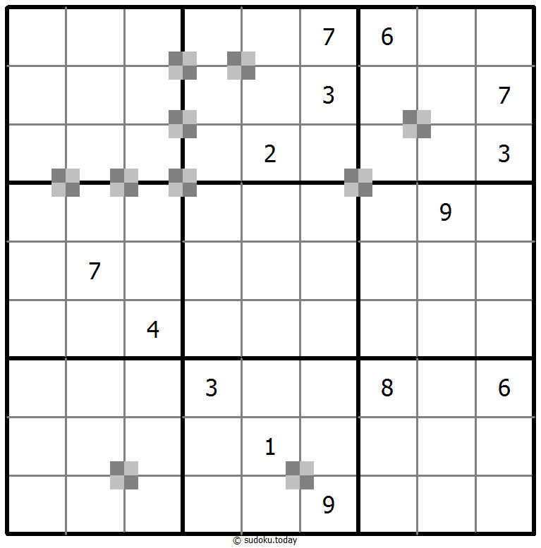 Battenburg Sudoku 2025年11月17日