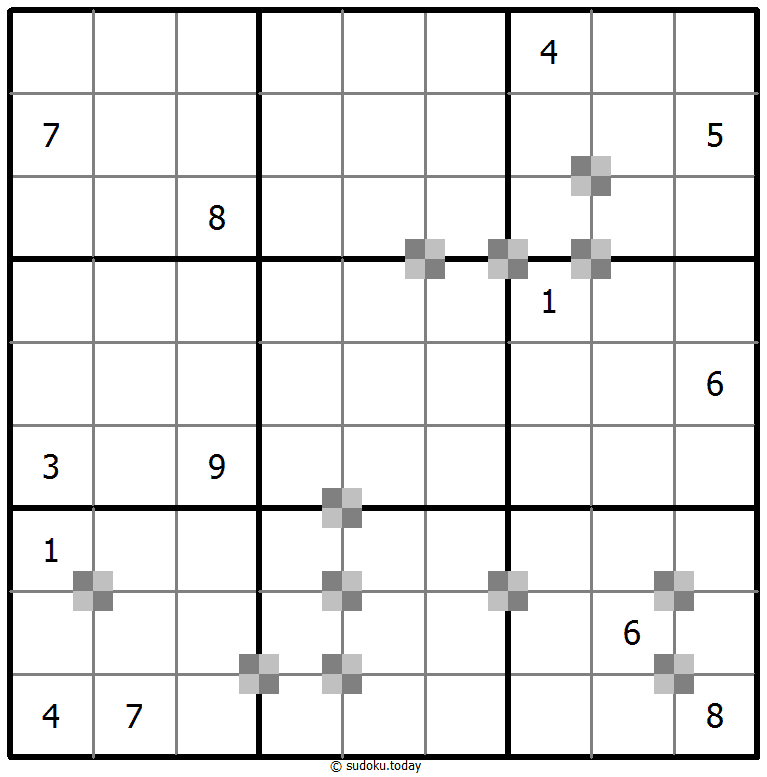 双色蛋糕数独 #64985