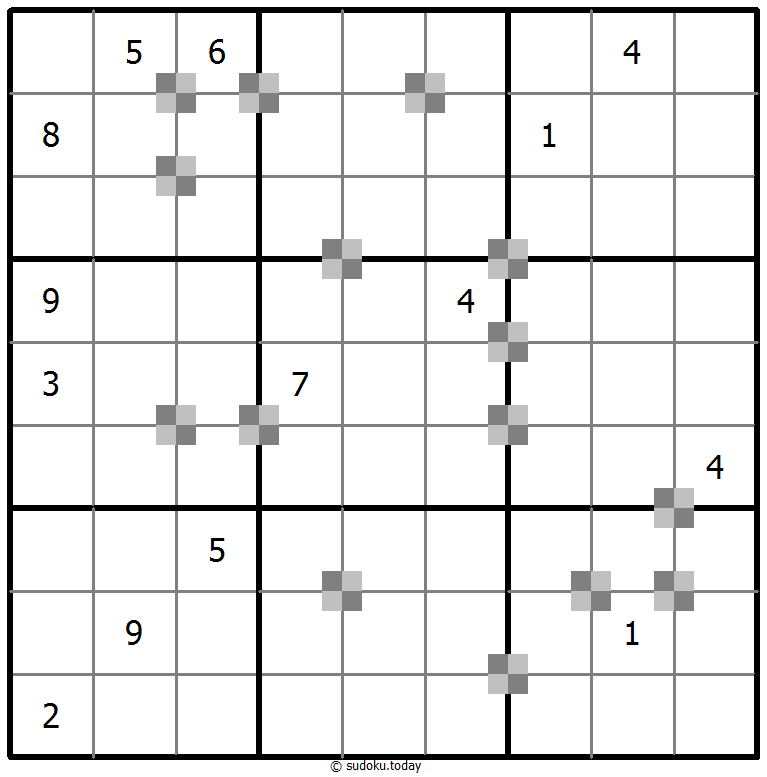 双色蛋糕数独 #64987