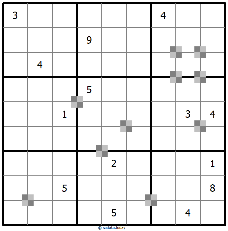 双色蛋糕数独 #64988