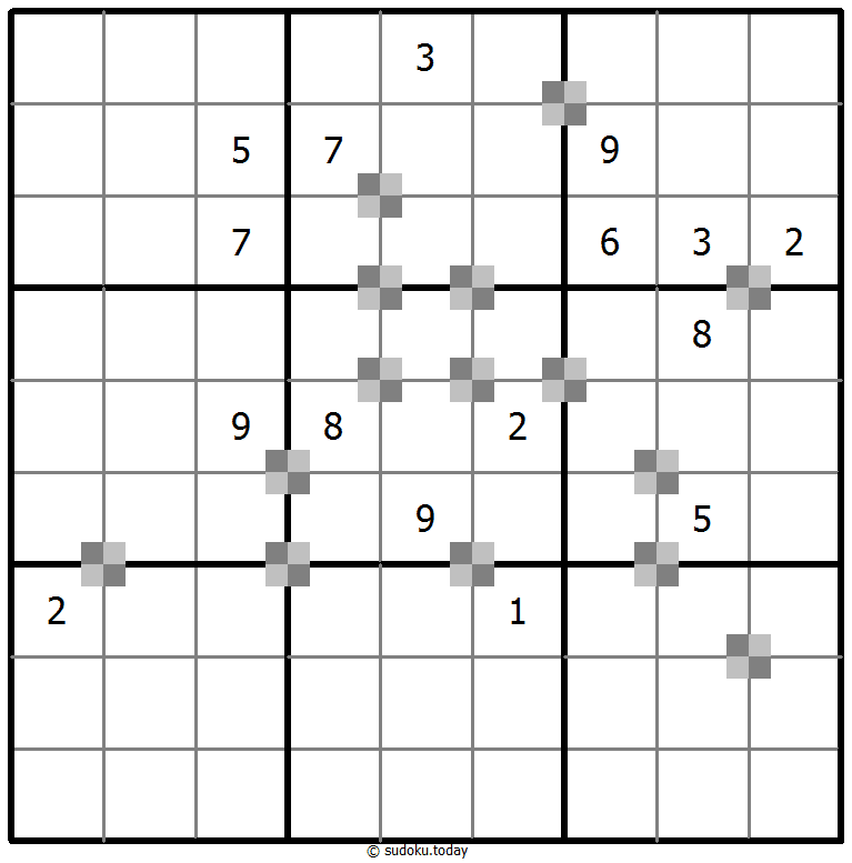 双色蛋糕数独 #64990