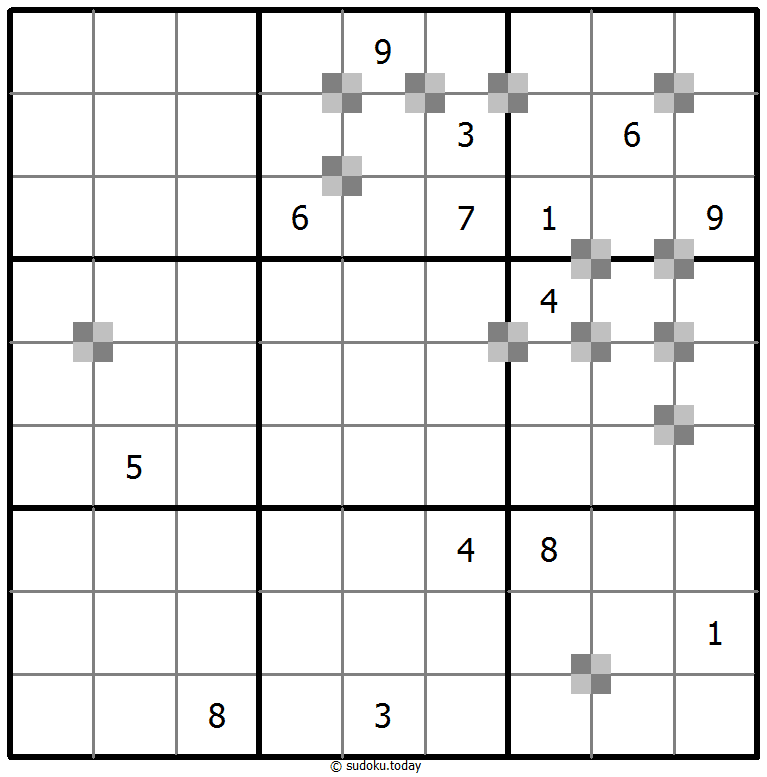 双色蛋糕数独 #64991