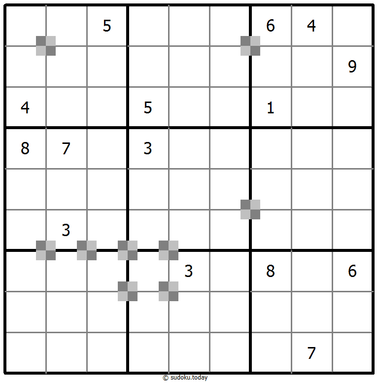 双色蛋糕数独 #64993