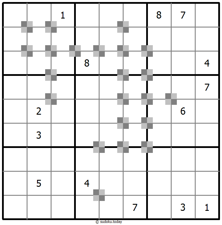 双色蛋糕数独 #64994