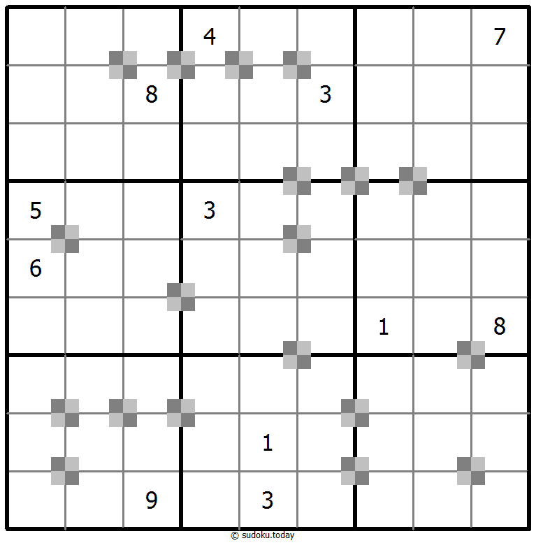 双色蛋糕数独 #64996