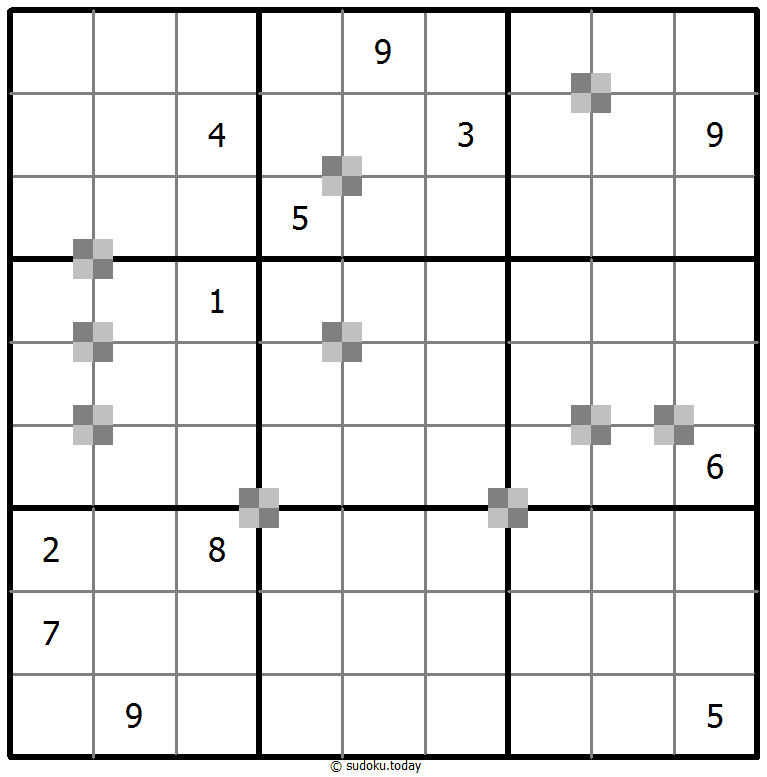 双色蛋糕数独 #64998