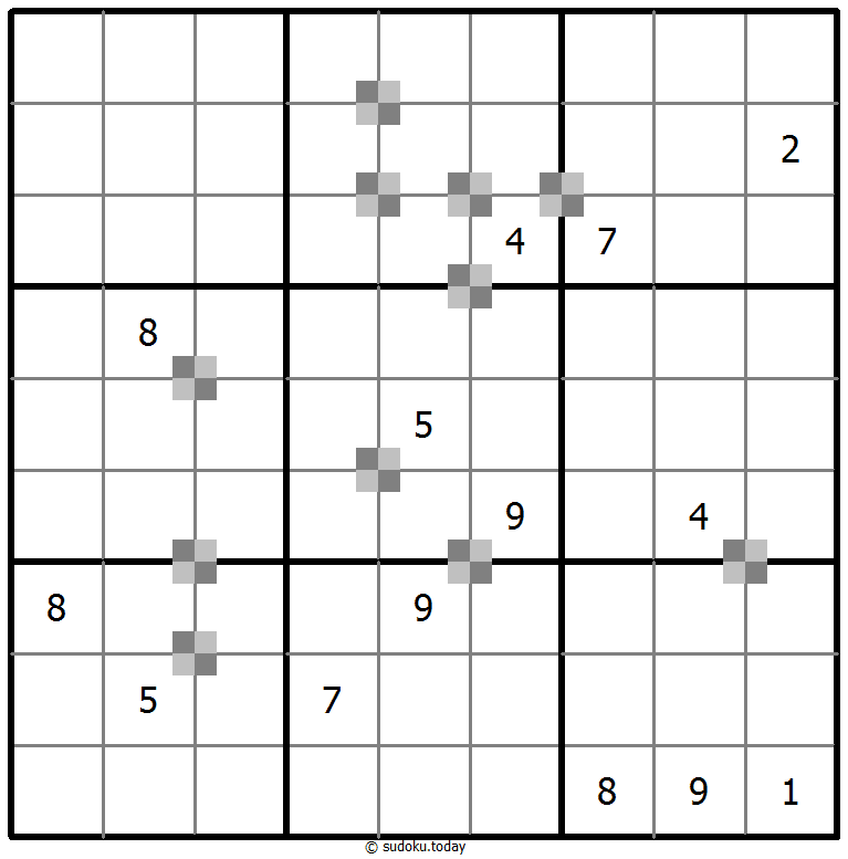 双色蛋糕数独 #65003