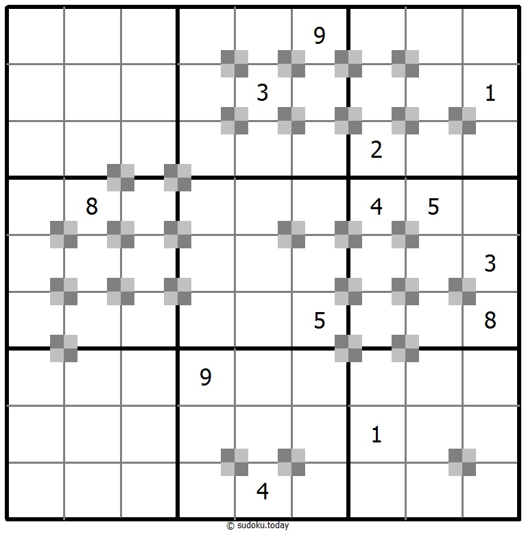 双色蛋糕数独 #65046