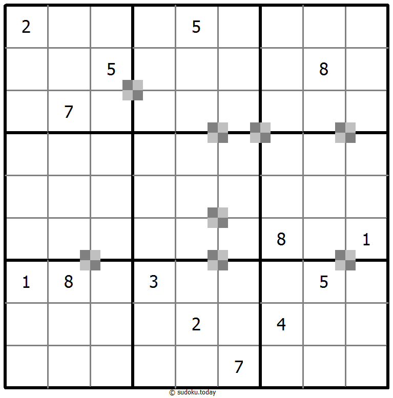 双色蛋糕数独 #65057