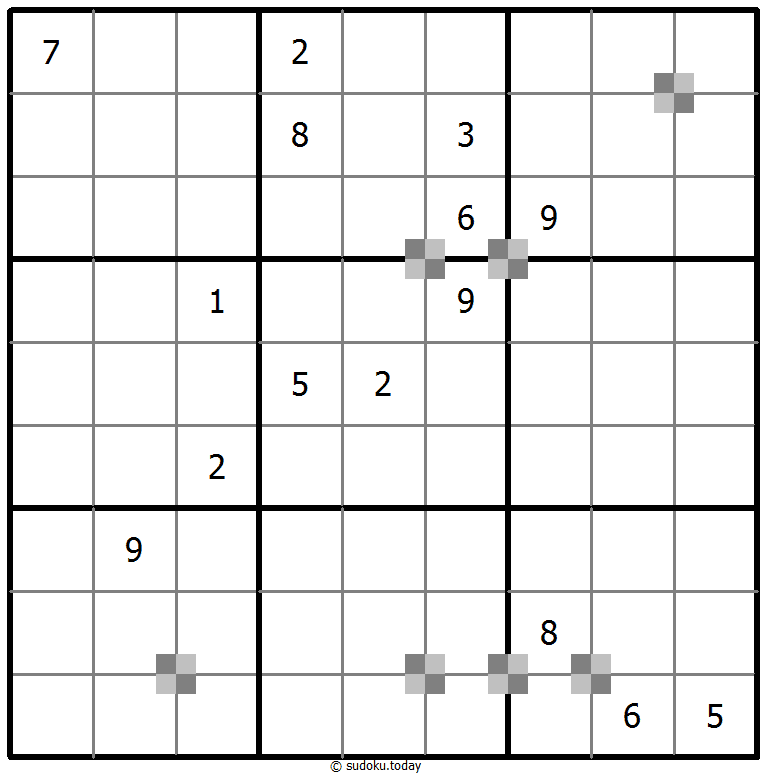 双色蛋糕数独 #65063