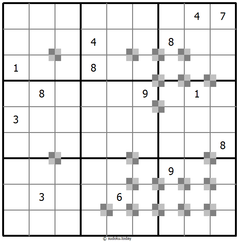 双色蛋糕数独 #65088
