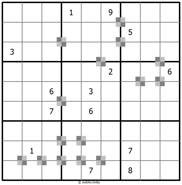 双色蛋糕数独 #65104