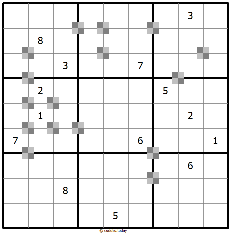 双色蛋糕数独 #65112