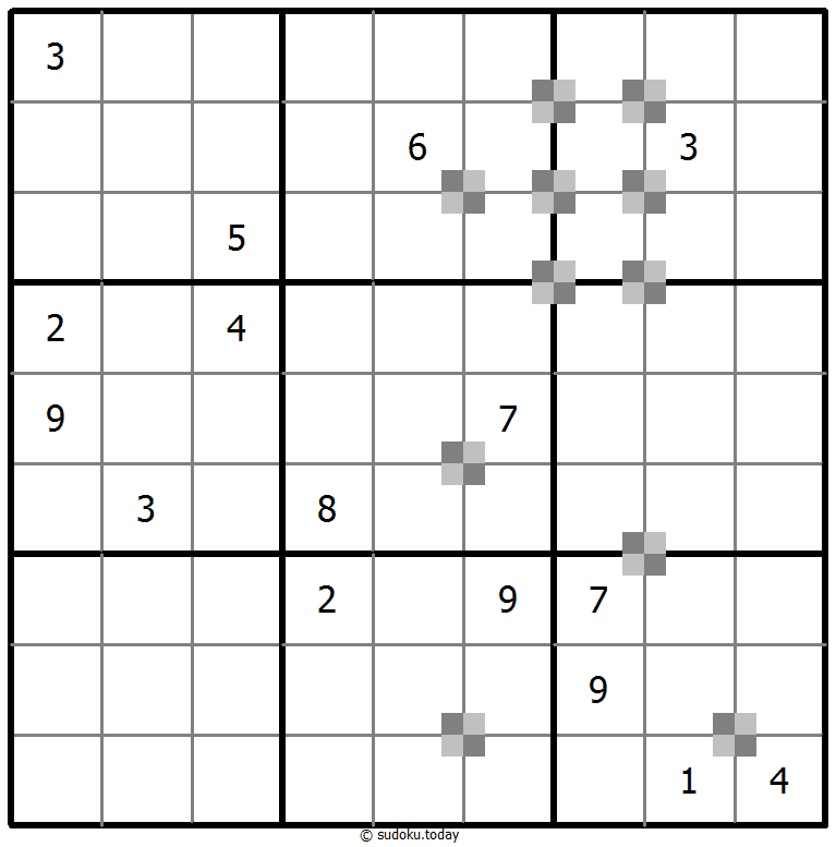 双色蛋糕数独 #65113