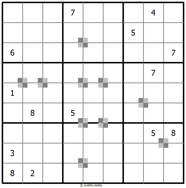 双色蛋糕数独 #65119