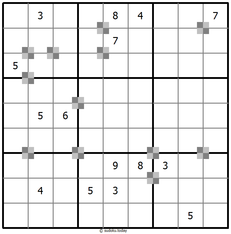 双色蛋糕数独 #65124
