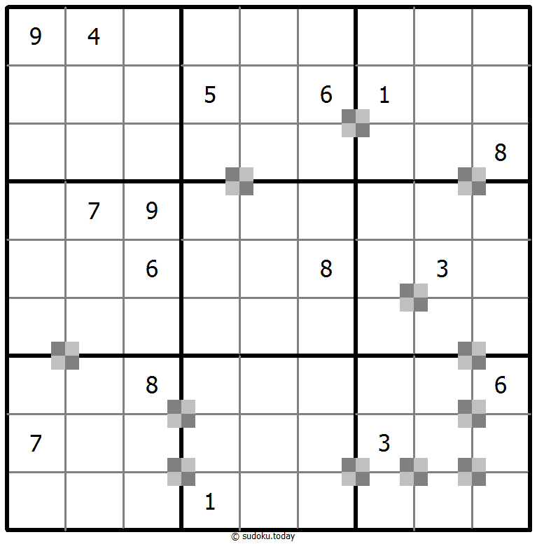 双色蛋糕数独 #65127