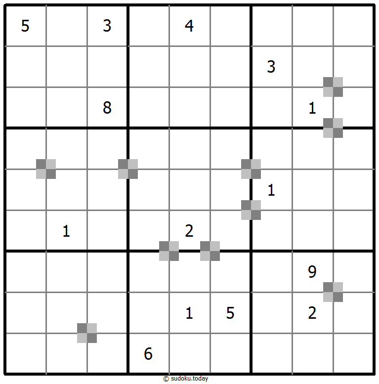 双色蛋糕数独 #65151