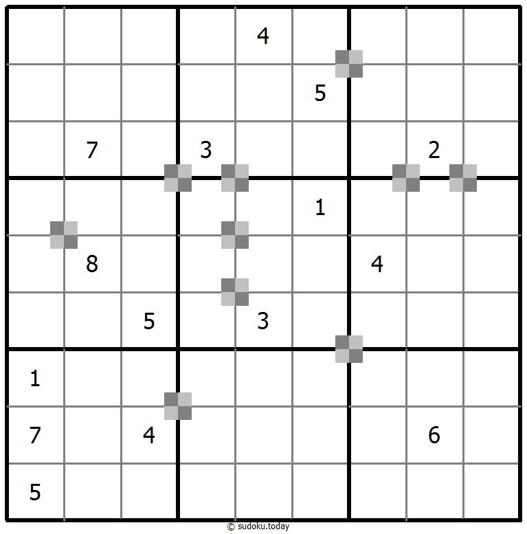 双色蛋糕数独 #65156