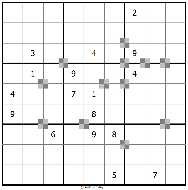 Battenburg Sudoku 2025年12月25日