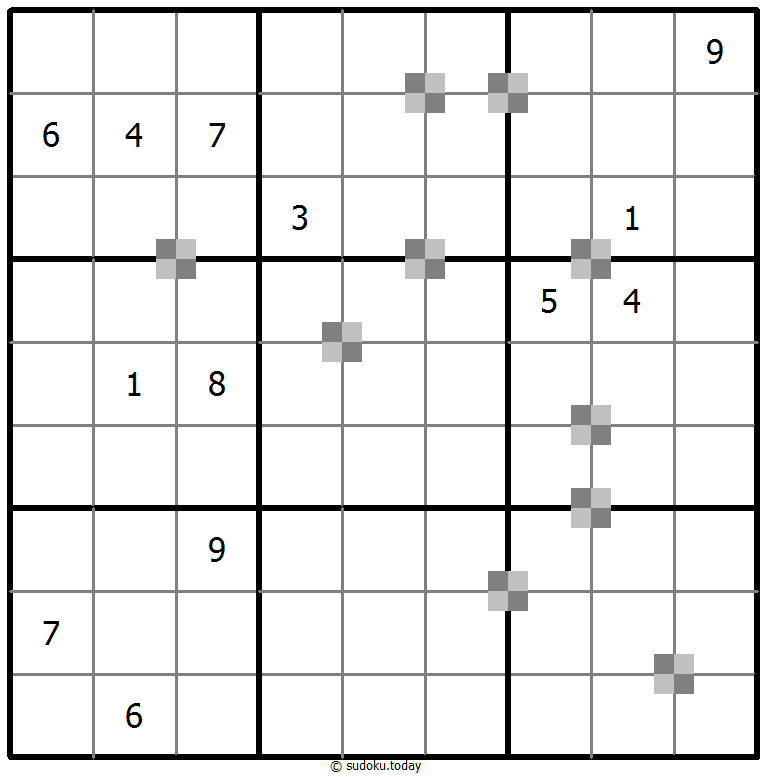 双色蛋糕数独 #65182
