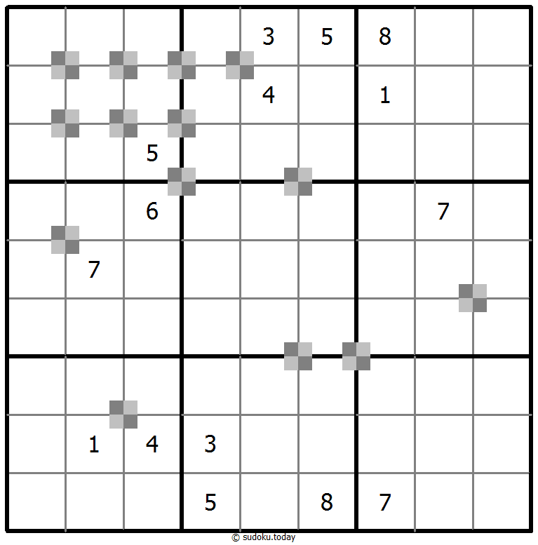 双色蛋糕数独 #65183