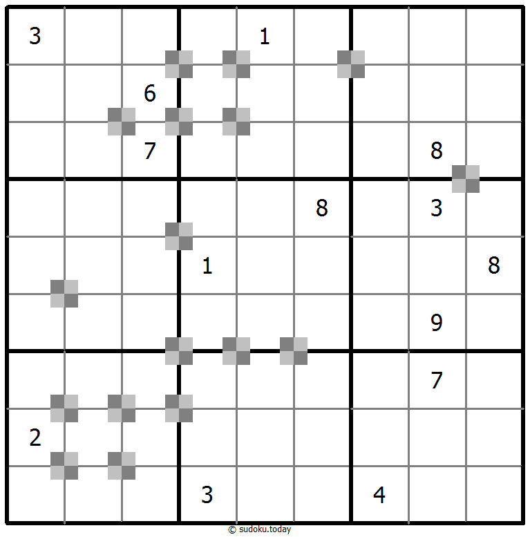 双色蛋糕数独 #65195