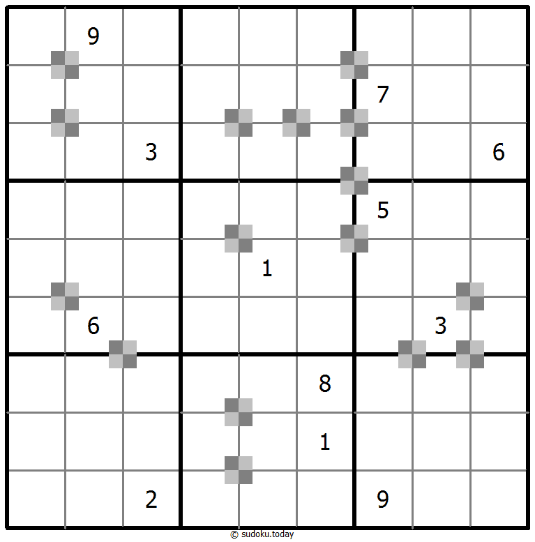 双色蛋糕数独 #65205