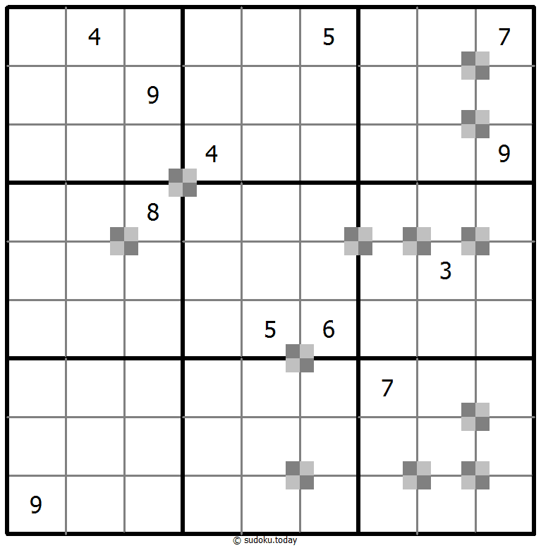 双色蛋糕数独 #65220