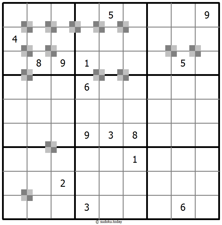 双色蛋糕数独 #65222